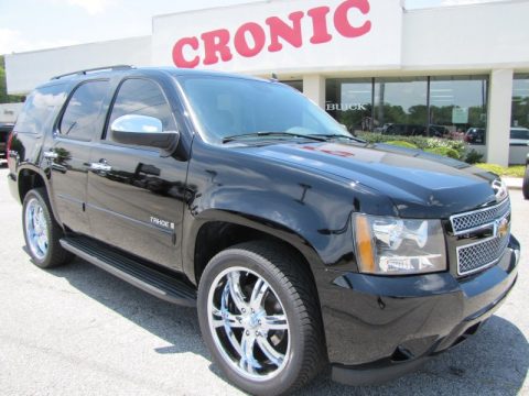 Black Chevrolet Tahoe LTZ.  Click to enlarge.