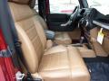  2011 Jeep Wrangler Black/Dark Saddle Interior #13