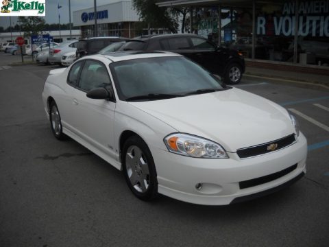 White Chevrolet Monte Carlo SS.  Click to enlarge.