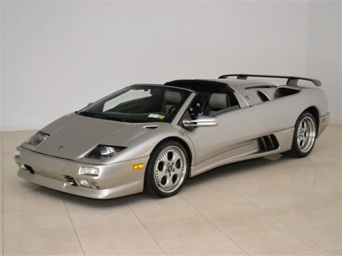 Titanium Metallic Lamborghini Diablo VT Roadster Millenium Edition.  Click to enlarge.