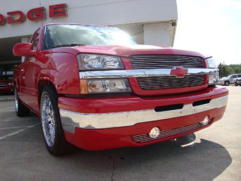 Victory Red Chevrolet Silverado 1500 LS Regular Cab.  Click to enlarge.