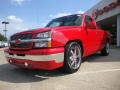 Front 3/4 View of 2004 Chevrolet Silverado 1500 LS Regular Cab #7