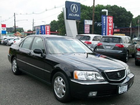 Nighthawk Black Pearl Acura RL 3.5 Sedan.  Click to enlarge.