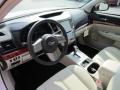  2011 Subaru Legacy Warm Ivory Interior #14