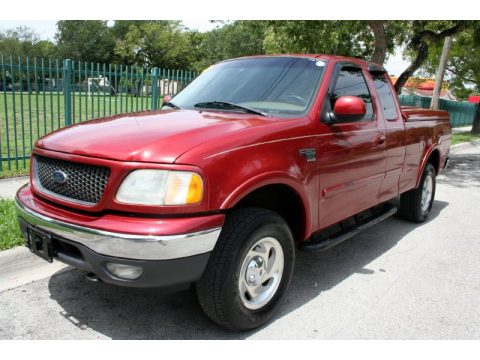 Toreador Red Metallic Ford F150 XLT Extended Cab 4x4.  Click to enlarge.