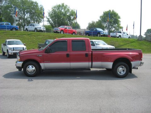 Toreador Red Metallic Ford F350 Super Duty XLT Crew Cab Dually. Click to enlarge. Toreador Red Metallic Ford F350 Super Duty XLT Crew Cab Dually. Click to enlarge.