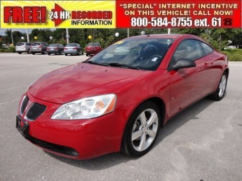 Crimson Red Pontiac G6 GTP Coupe.  Click to enlarge.