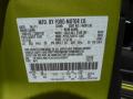 Ford Color Code SQ Lime Squeeze Metallic #19