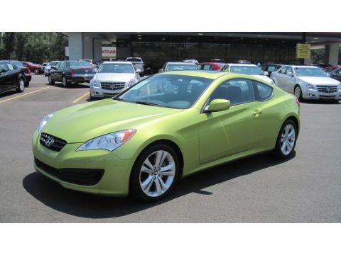 Lime Rock Green Hyundai Genesis Coupe 2.0T.  Click to enlarge.