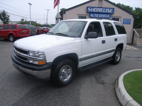 Summit White Chevrolet Tahoe LS 4x4.  Click to enlarge.