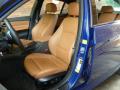  2010 BMW 3 Series Saddle Brown Dakota Leather Interior #7