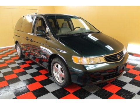 Dark Emerald Pearl Honda Odyssey EX.  Click to enlarge.
