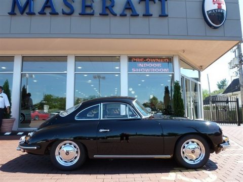 Black Porsche 356 SC Coupe.  Click to enlarge.