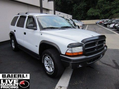 Bright White Dodge Durango Sport 4x4.  Click to enlarge.