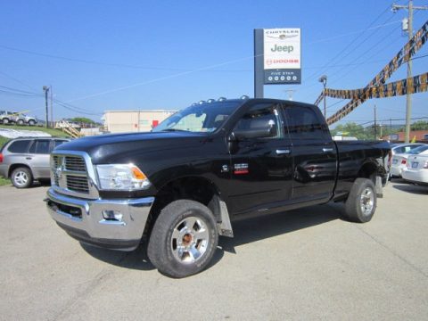 Brilliant Black Crystal Pearl Dodge Ram 2500 Big Horn Edition Crew Cab 4x4.  Click to enlarge.