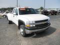 Front 3/4 View of 2001 Chevrolet Silverado 3500 LS Extended Cab 4x4 Dually #2