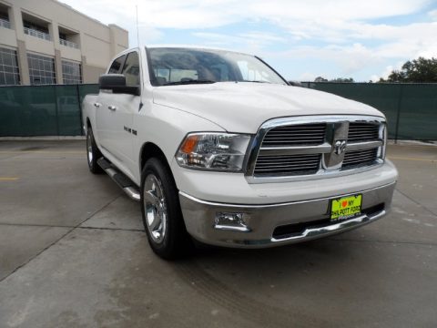 Stone White Dodge Ram 1500 Lone Star Edition Crew Cab.  Click to enlarge.