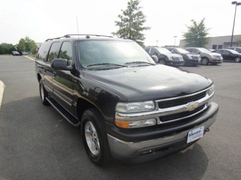 Black Chevrolet Suburban 1500 LT 4x4.  Click to enlarge.