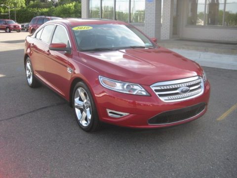 Red Candy Metallic Ford Taurus SHO AWD.  Click to enlarge.