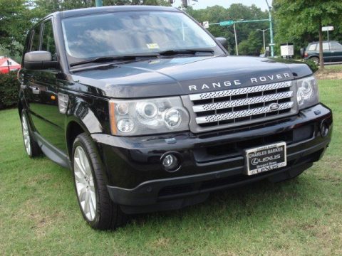 Java Black Pearlescent Land Rover Range Rover Sport Supercharged.  Click to enlarge.