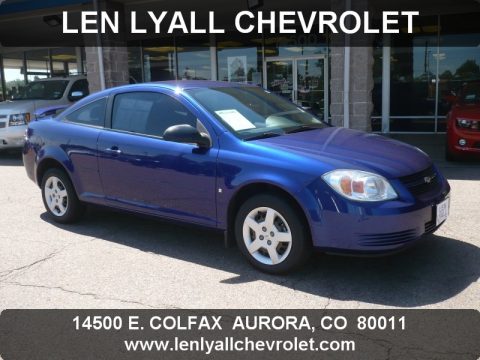 Laser Blue Metallic Chevrolet Cobalt LS Coupe.  Click to enlarge.