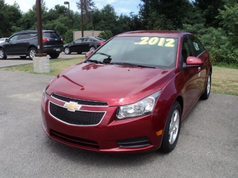 Crystal Red Metallic Chevrolet Cruze LT.  Click to enlarge.