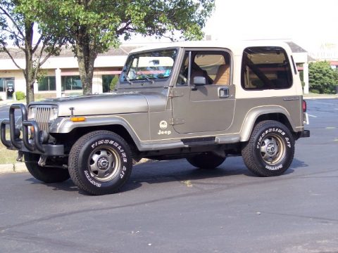Sand Beige Metallic Jeep Wrangler Sahara 4x4.  Click to enlarge.