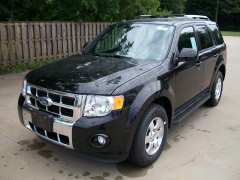 Ebony Black Ford Escape Limited.  Click to enlarge.