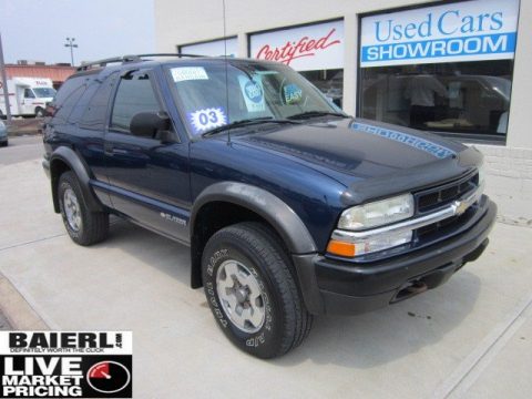 Indigo Blue Metallic Chevrolet Blazer LS ZR2 4x4. Click to enlarge. Indigo Blue Metallic Chevrolet Blazer LS ZR2 4x4. Click to enlarge.
