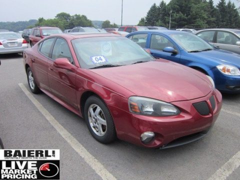 Sport Red Metallic Pontiac Grand Prix GT Sedan.  Click to enlarge.