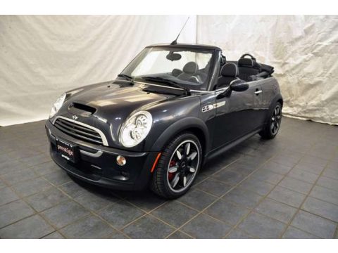 Astro Black Metallic Mini Cooper S Convertible Sidewalk Edition.  Click to enlarge.