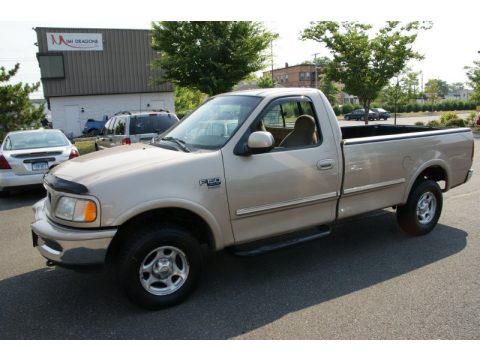 Prairie Tan Metallic Ford F150 XLT Regular Cab 4x4.  Click to enlarge.