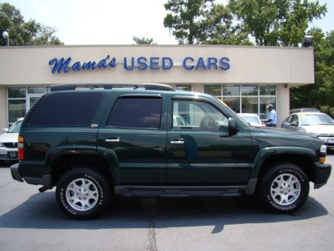 Dark Green Metallic Chevrolet Tahoe Z71 4x4.  Click to enlarge.