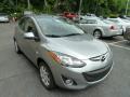 Front 3/4 View of 2011 Mazda MAZDA2 Touring #6