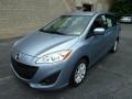 Front 3/4 View of 2012 Mazda MAZDA5 Sport #8