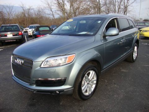 Sycamore Green Metallic Audi Q7 4.2 quattro.  Click to enlarge.