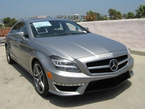 Palladium Silver Metallic Mercedes-Benz CLS 63 AMG.  Click to enlarge.