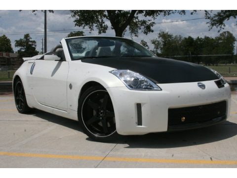 Nissan 350z white convertible sale #9