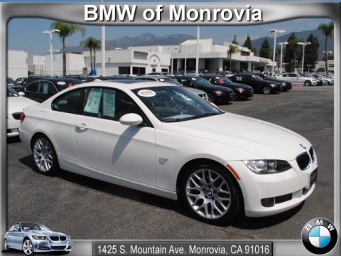 Alpine White BMW 3 Series 328i Coupe.  Click to enlarge.