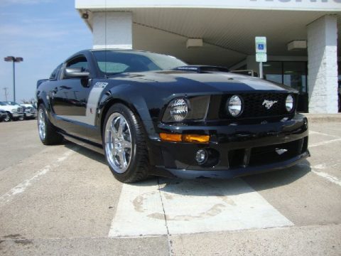Black 2007 Ford Mustang ROUSH 427R Supercharged Coupe with Roush Black Grey