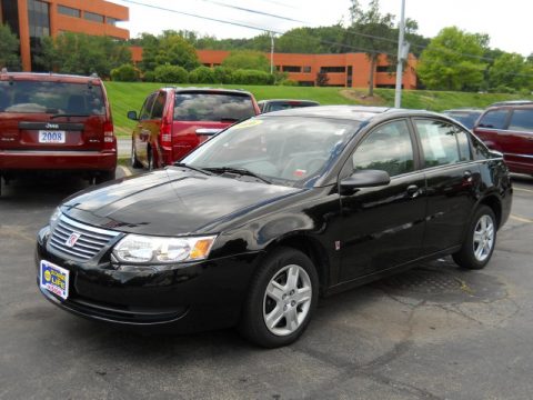 Black Onyx Saturn ION 2 Sedan.  Click to enlarge.