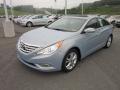 Front 3/4 View of 2011 Hyundai Sonata Limited #3
