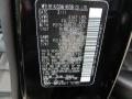 Nissan Color Code B20 Sapphire Black #14