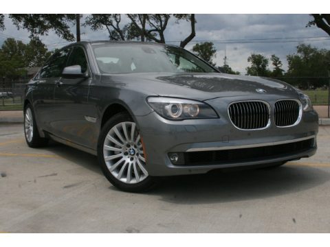 Space Grey Metallic BMW 7 Series 750Li Sedan.  Click to enlarge.