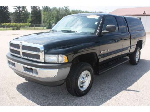 Black Dodge Ram 1500 SLT Club Cab 4x4.  Click to enlarge.