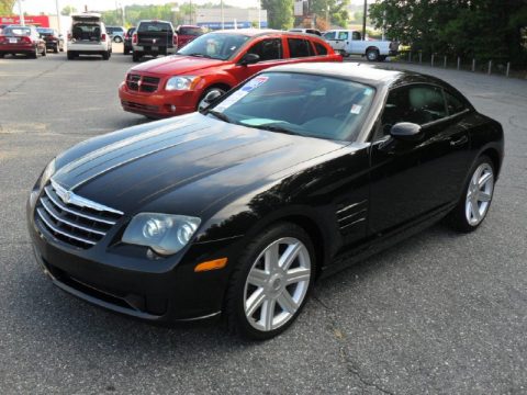 Black Chrysler Crossfire Coupe.  Click to enlarge.