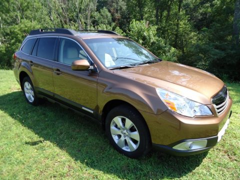 Caramel Bronze Pearl Subaru Outback 2.5i Limited Wagon.  Click to enlarge.