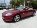 Front 3/4 View of 2007 Jaguar XK XK8 Convertible #3