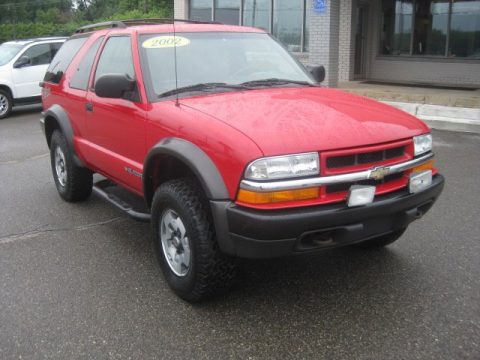 Victory Red Chevrolet Blazer LS ZR2 4x4.  Click to enlarge.