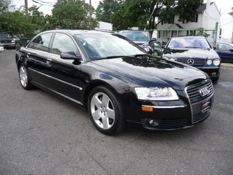 Brilliant Black Audi A8 4.2 quattro.  Click to enlarge.